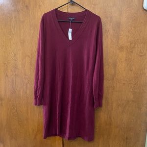 Banana Republic Burgundy Sweater Tunic